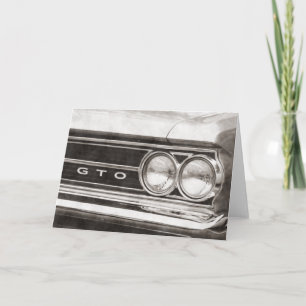 Carte Voiture de classique de GTO