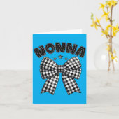 Carte Voiture de course d'anniversaire de Nonna Pit Crew (Fleur jaune)