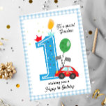 Carte Voiture de course d'anniversaire Grandson Salutati<br><div class="desc">Carte de voeux pour la première voiture de course d'anniversaire de Grandson. Célébrez le premier anniversaire de votre grand-fils avec cette adorable aquarelle Teddy Bear. Customisez-le pour votre petit-fils ou ajoutez leur nom pour une touche personnalisée. Parfait pour les enfants, cette carte fantaisiste apporte des voeux joyeux et un sens...</div>