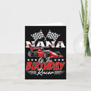 Carte Voiture De Course Nana De La Famille De Course Ann