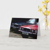 Carte Voiture Jaguar (Fleur jaune)