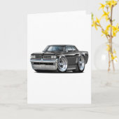 Carte Voiture noire de 1964 GTO (Fleur jaune)