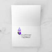 Carte Voiture Vintage pour Anniversaire (Intérieur)