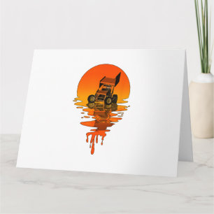 Carte Voiture vintage Retro Style Sprint