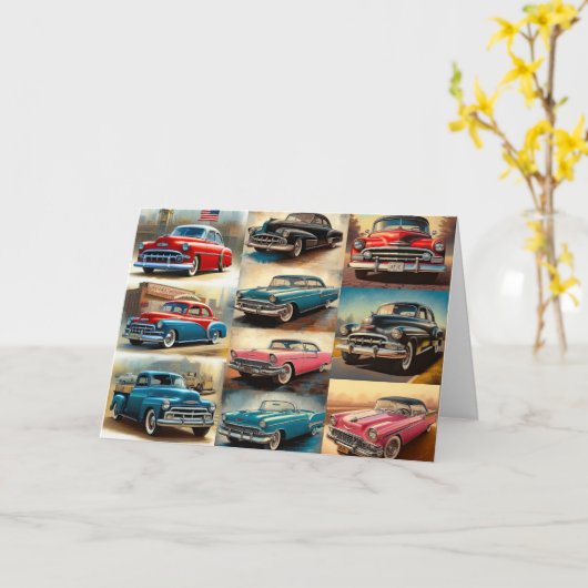 Carte Voitures (Fleur jaune)