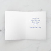 Carte Voitures de Fête des pères joyeuse Véhicule condui (Intérieur)