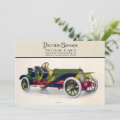 Carte Voitures de moteur Palmer-Singer, 1909 (Debout devant)