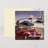 Carte Voitures d'époque, Voyage sur la route des berline (Devant / Derrière)