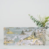 Carte Voitures futuristes de science-fiction vintage, ca (Debout devant)