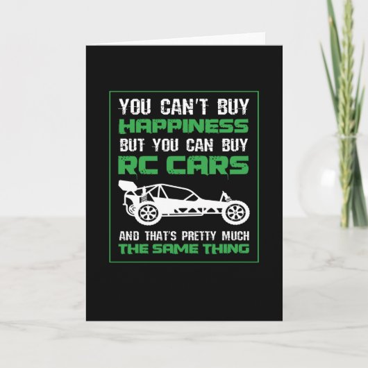 Carte Voitures RC de bonheur identiques (Devant)