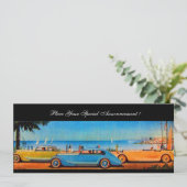 CARTE VOITURES RETRO (Debout devant)