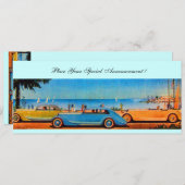 CARTE VOITURES RETRO (Devant / Derrière)