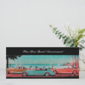 CARTE VOITURES RETRO (Debout devant)