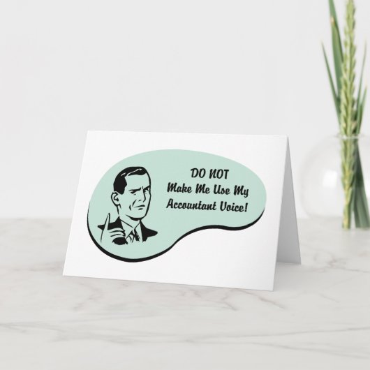 Carte Voix comptable (Devant)