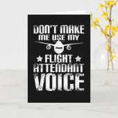 Carte Voix des agents de bord (Fleur jaune)