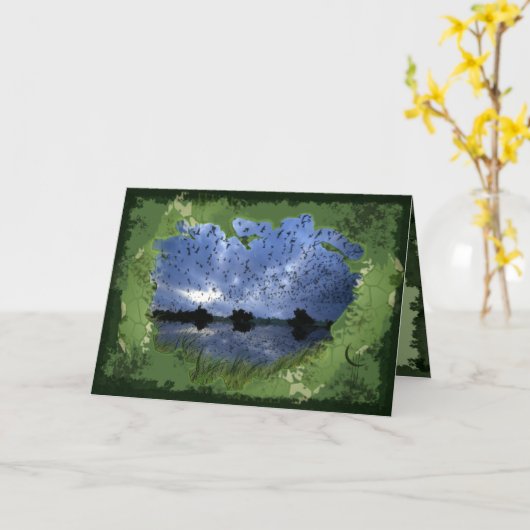 Carte Vol (Fleur jaune)