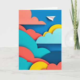 Carte Vol de Nuages Superposés