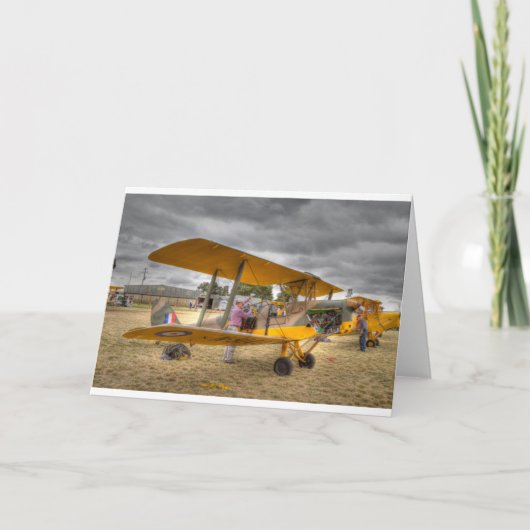Carte Vol du 80e anniversaire du Tiger Moth (Devant)