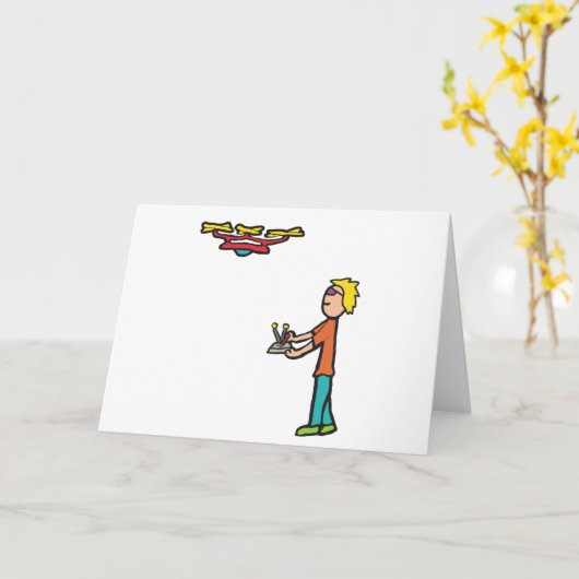 Carte Vol RC Drone (Fleur jaune)