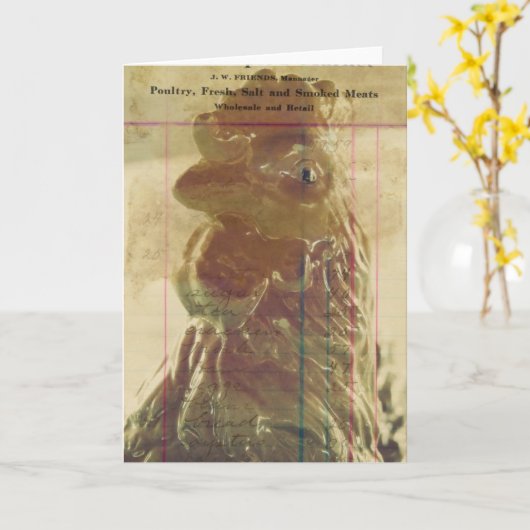 Carte Volaille fraîche (Fleur jaune)