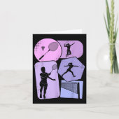 Carte Volant Badminton Femmes Filles (Devant)