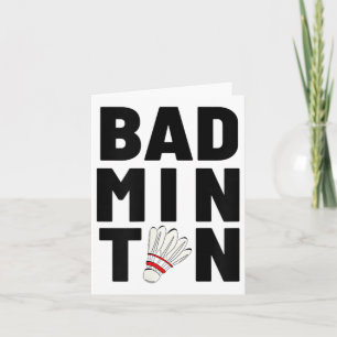 Carte Volant de badminton 
