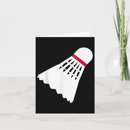 Carte Volant de badminton (Devant)
