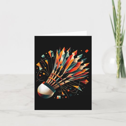 Carte Volant de badminton (Devant)