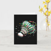 Carte Volant de badminton (Fleur jaune)