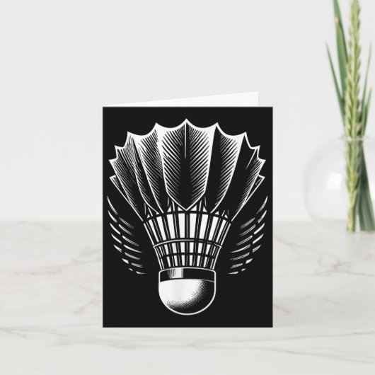Carte Volant de badminton Badminton Lover (Devant)