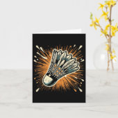 Carte Volant de badminton d'art Splash (Fleur jaune)