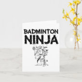 Carte Volant de badminton d'art Splash (Fleur jaune)