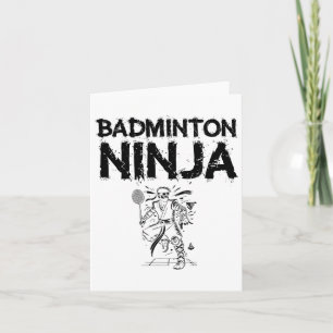 Carte Volant de badminton d'art Splash