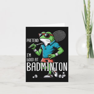Carte Volant de badminton grenouille Poona