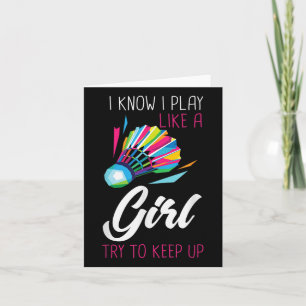 Carte Volant de Badminton Joueur de Badminton Balle Spor