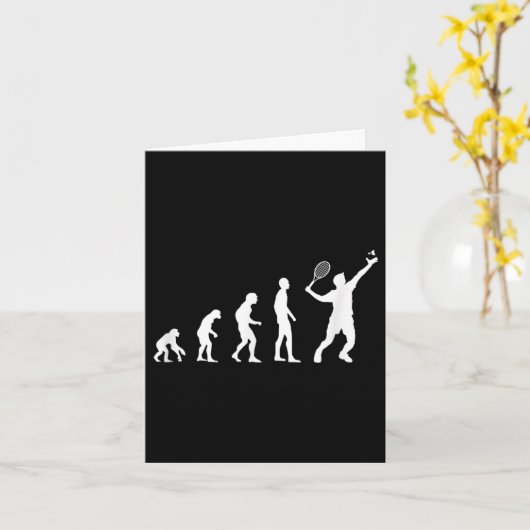 Carte Volant drôle d'évolution de badminton (Fleur jaune)