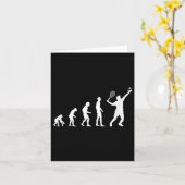 Carte Volant Evolution Badminton Drôle  (Fleur jaune)