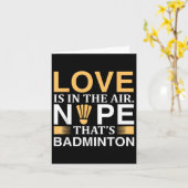 Carte Volants de Badminton Conception Pour Badminton (Fleur jaune)