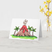 Carte Volcan (Fleur jaune)