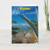 Carte Volcan Cotopaxi, Équateur (Devant)