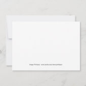 Carte volcan Équateur personnalisable (Dos)