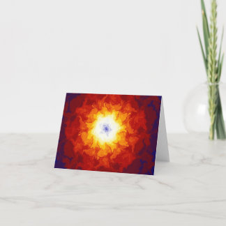 Carte volcan floral