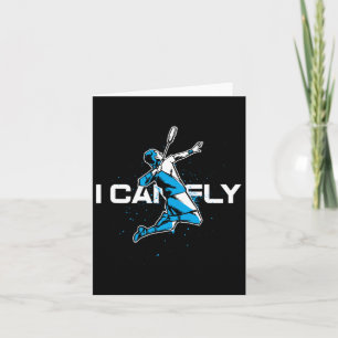 Carte Voler Badminton Joueur Navette Trainer Racket Spor