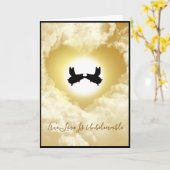 Carte Voler Des Cochons Embrasser Un Amour Véritable Est (Fleur jaune)