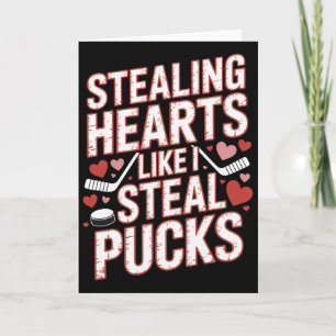 Carte Voler des cœurs comme je vole des palets Hockey Va