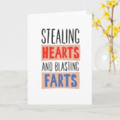 CARTE VOLER DES CŒURS ET FAIRE ÉCLATER DES PETS (Fleur jaune)