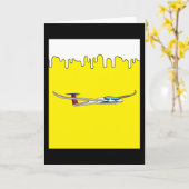 Carte Volet de refroidissement rétro (Fleur jaune)