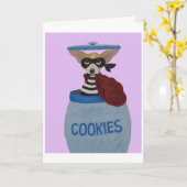 Carte Voleur de biscuits Chihuahua (Fleur jaune)