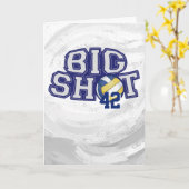 Carte Volley-ball Big Shot (Fleur jaune)