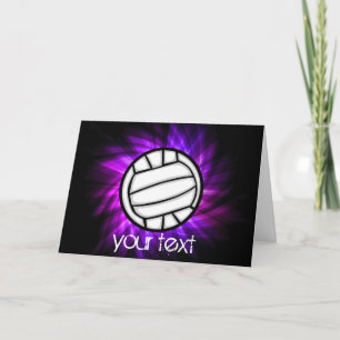 Carte Volley-ball violet